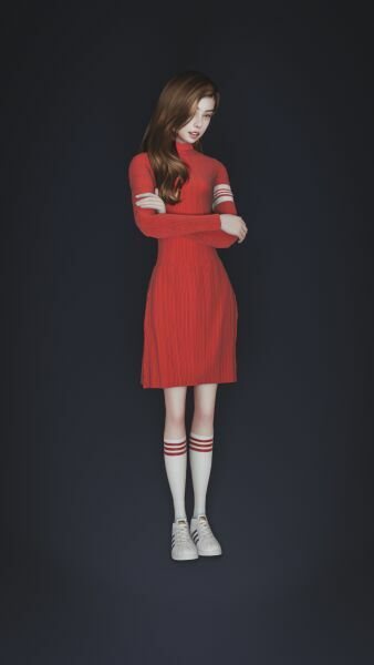 sims 4 cc gospheres golf dress 3