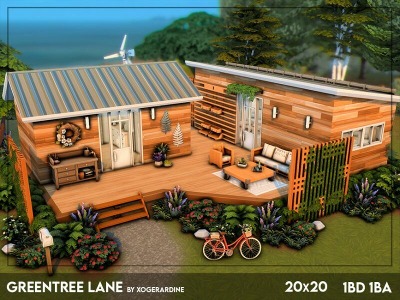 Greentree Lane (NO CC) By Xogerardine Sims 4 CC