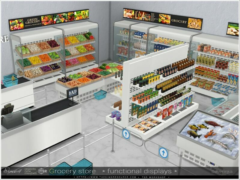 Grocery Store PT.I By Severinka_ Sims 4 CC