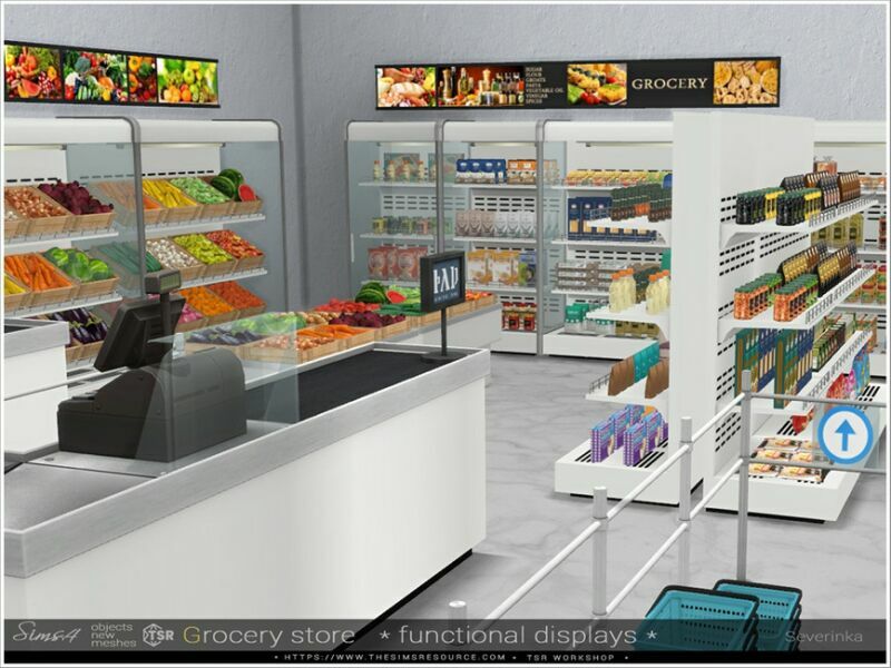 sims 4 cc grocery store pt i by severinka 5