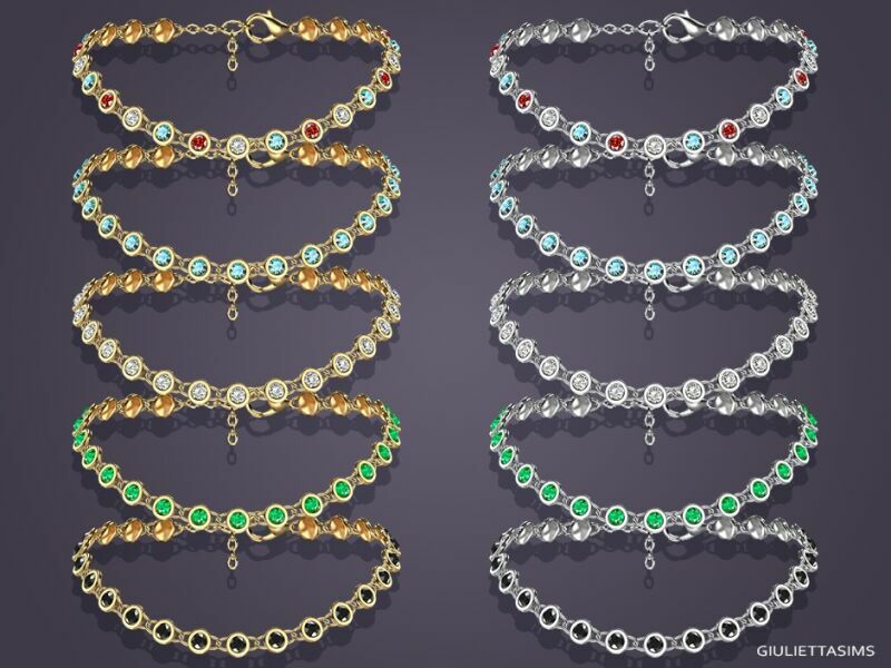 sims 4 cc guilty pleasure gemstone necklace 2