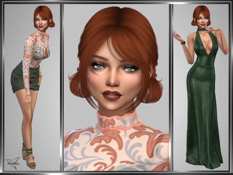 Gwen Garcia By Trasras Sims 4 CC