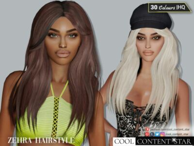 .:Hairstyle 13 – Zehra:. (Partreon) Sims 4 CC