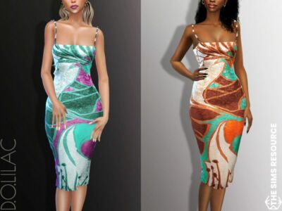 Hidden Paradise Maxi Dress For / Everyday Sims 4 CC