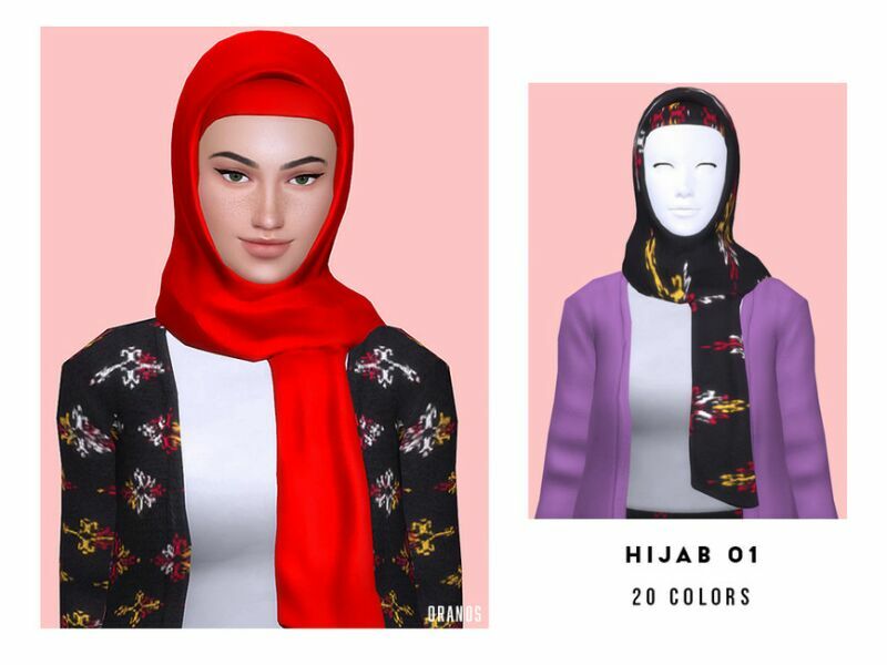 Hijab 01 By Oranostr Sims 4 CC