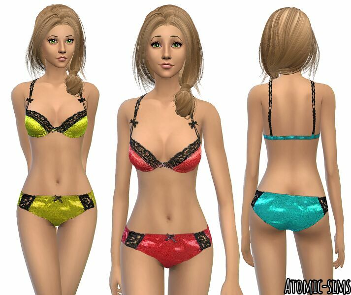 Inbeatz Underwear 19 Conversion By Atomic-Sims Sims 4 CC