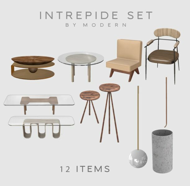 Intrepide SET By Modern Sims 4 CC