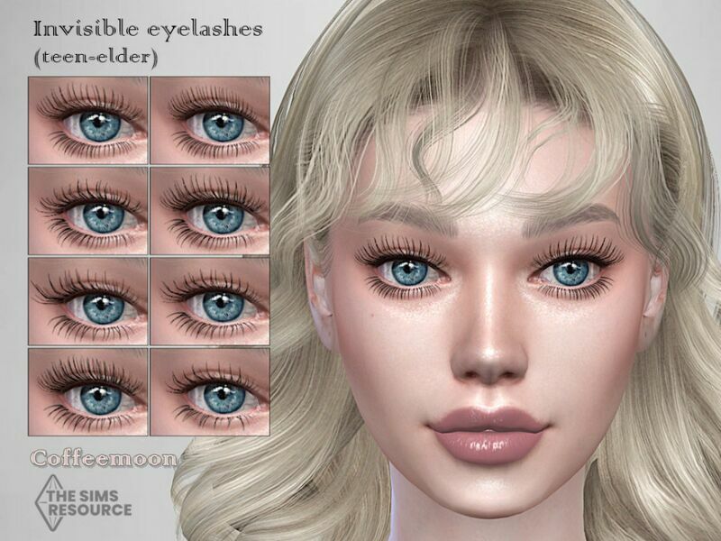 sims 4 cc invisible eyelashes all ages by coffeemoon 3