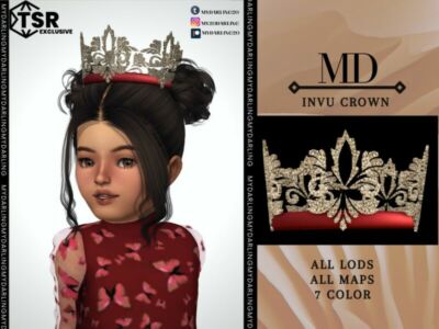 Invu Crown Toddler By Mydarling20 Sims 4 CC