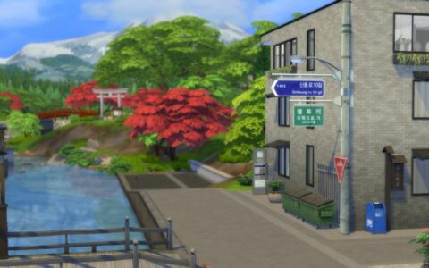 Japanese Apartment CC Build Sims 4 CC