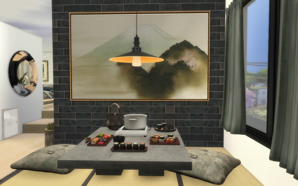 sims 4 cc japanese apartment cc build 4