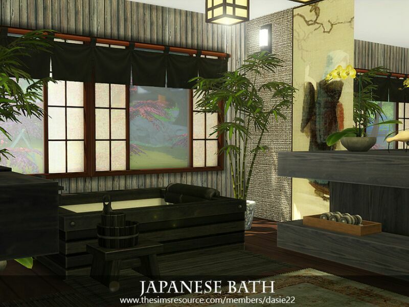 sims 4 cc japanese bath by dasie2 2