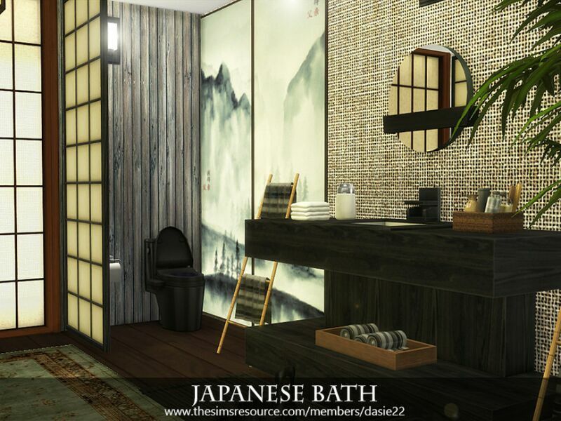 sims 4 cc japanese bath by dasie2 4