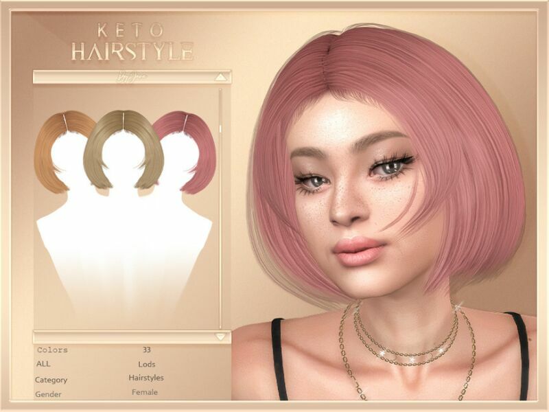 Javasims- Keto (Hairstyle) By Javasims Sims 4 CC