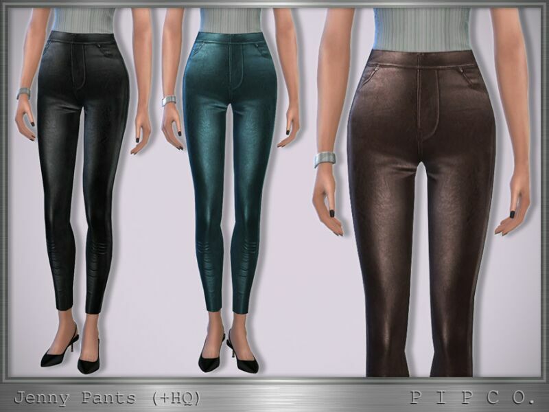 Jenny Leather Pants. By Pipco Sims 4 CC