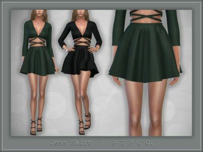 Jess Skirt. By Pipco Sims 4 CC