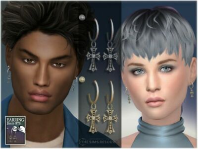 Jimin’S BTS Earrings By Bakalia Sims 4 CC