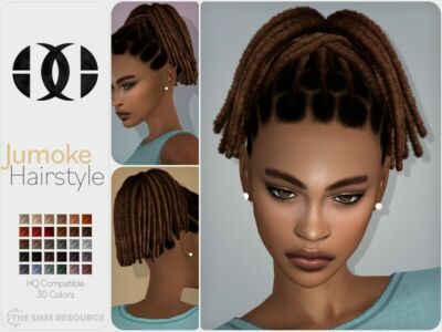 Jumoke Hairstyle / Female Sims 4 CC