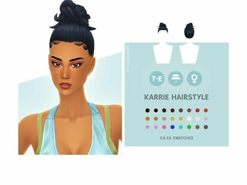 Karrie Hairstyle Sims 4 CC