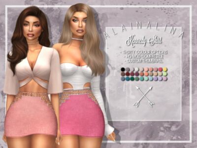 Kennedy Skirt By Alainalina Sims 4 CC