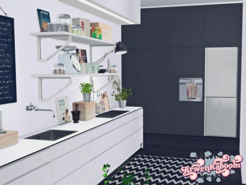 sims 4 cc kitchen farina by arwenkaboom 4