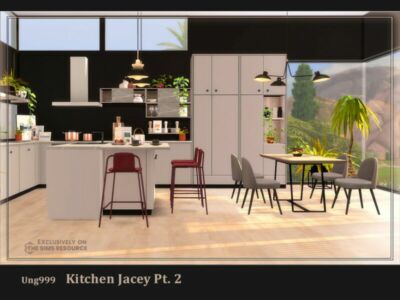 Kitchen Jacey PT.2 By UNG999 Sims 4 CC