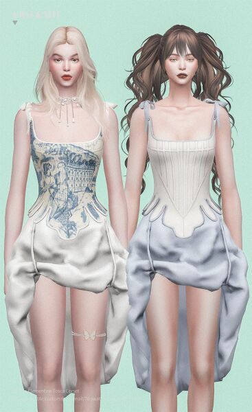 sims 4 cc la villa clementine tosca corset 2