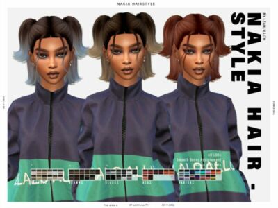 Leahlillith Nakia Hairstyle Sims 4 CC