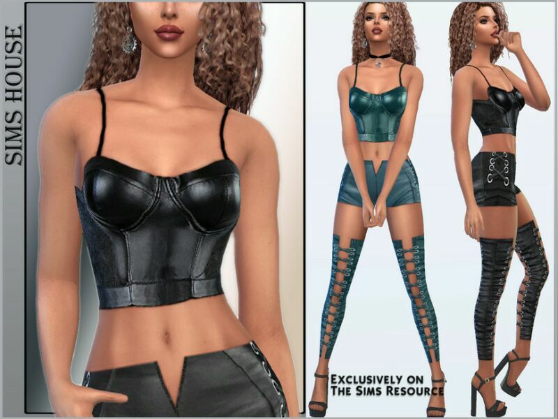 sims 4 cc leather stockings 2