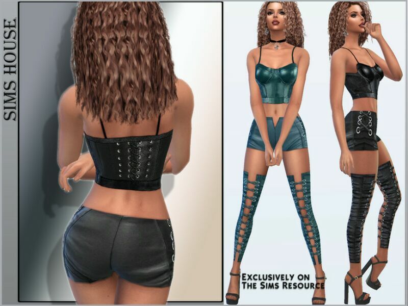 sims 4 cc leather stockings 3