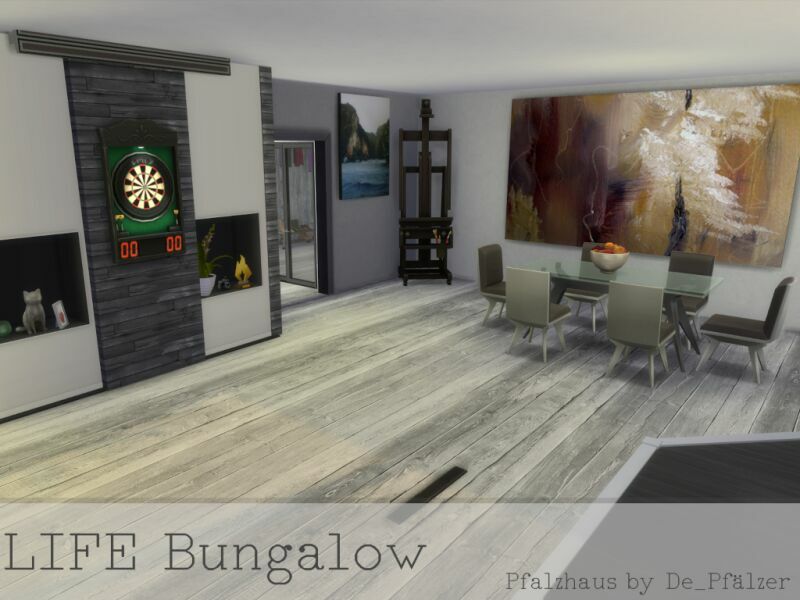 sims 4 cc life bungalow 11