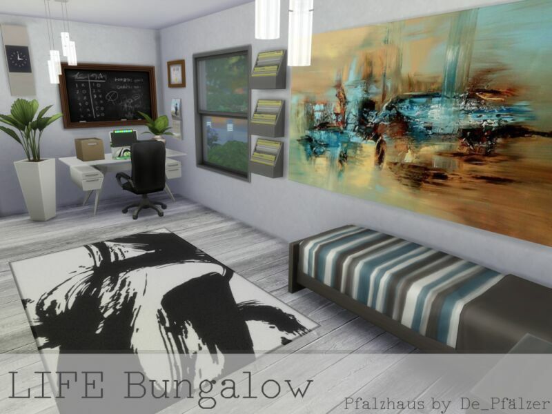 sims 4 cc life bungalow 5