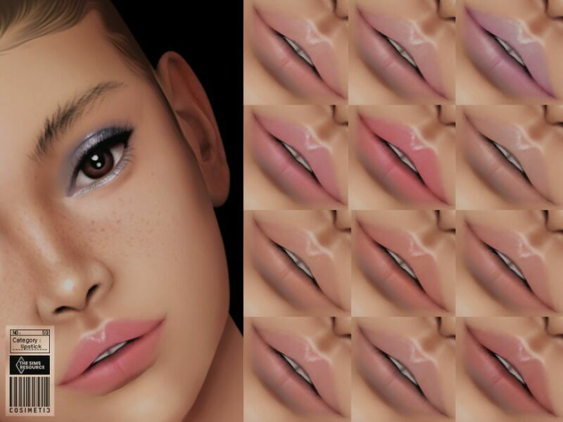 Lipstick | N59 By Cosimetic Sims 4 CC