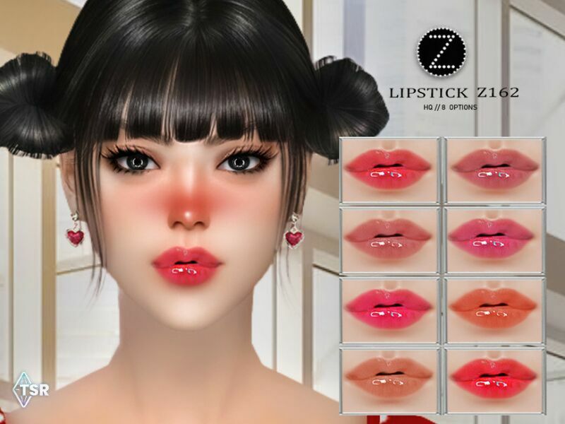 Lipstick Z162 By Zenx Sims 4 CC