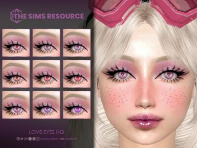 Love Eyes HQ Sims 4 CC