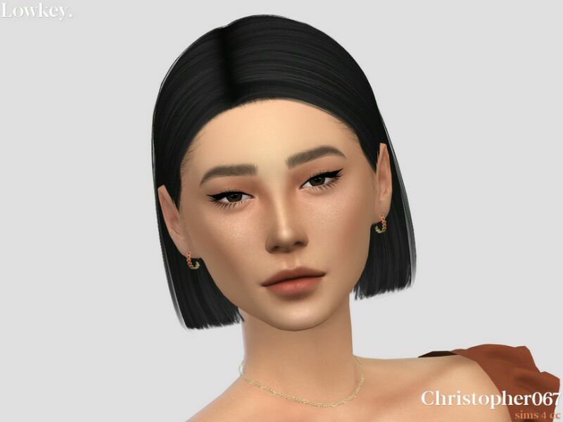 sims 4 cc lowkey earrings by christopher067 2