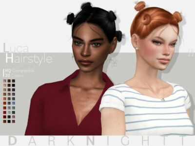 Luca Hairstyle By Darknightt Sims 4 CC