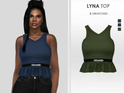 Lyna TOP By Puresim Sims 4 CC