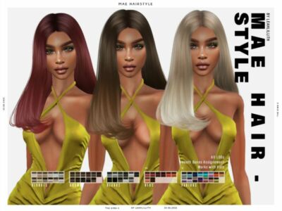 MAE Hairstyle Sims 4 CC