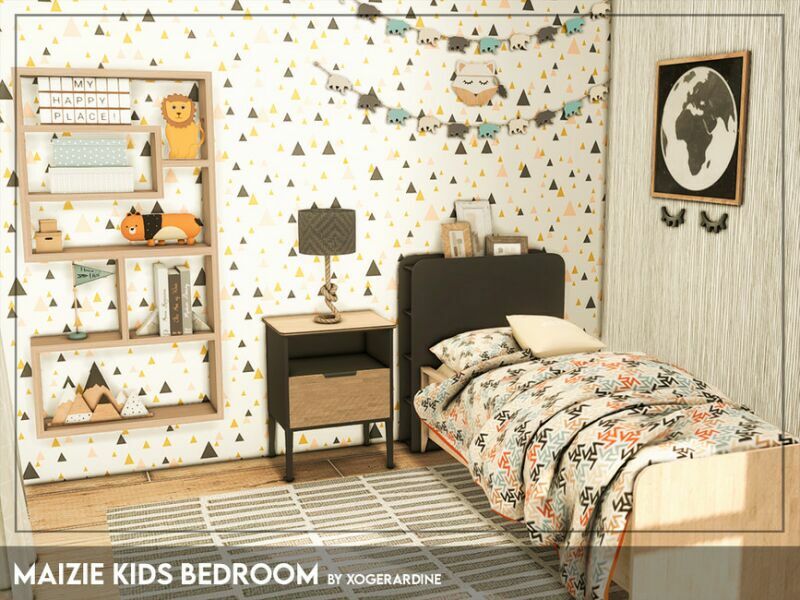 Maizie Kids Bedroom By Xogerardine Sims 4 CC