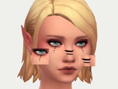 Makeup Details Facepaint 1 By Sagittariah Sims 4 CC