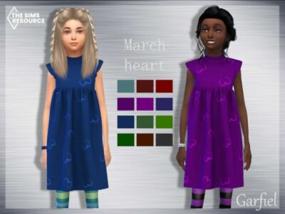 March Heart By Garfiel Sims 4 CC