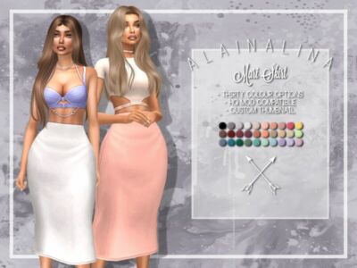 Mari Skirt By Alainalina Sims 4 CC