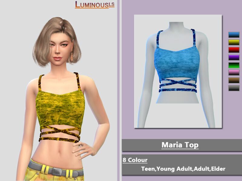 Maria TOP Sims 4 CC