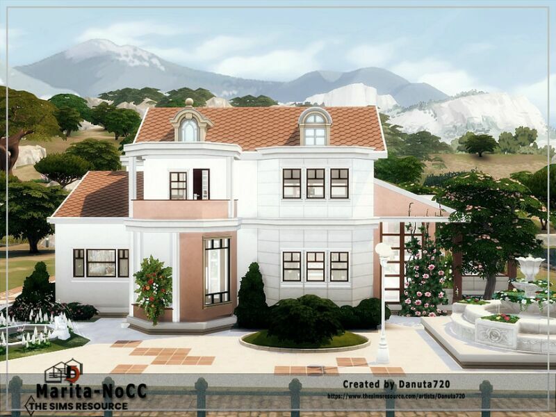 sims 4 cc marita nocc by danuta720 3