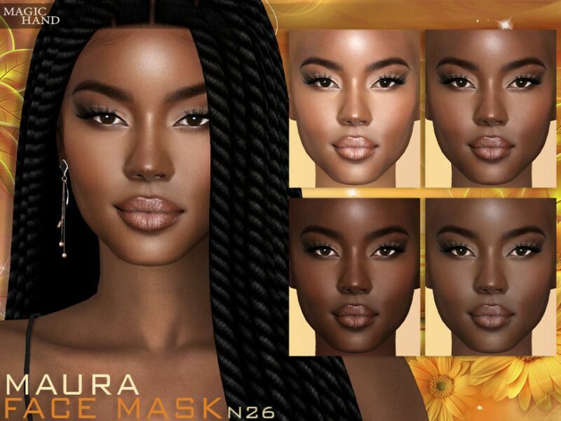 Maura Face Mask N26 By Magichand Sims 4 CC