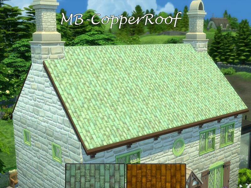 Mb-Copperroof By Matomibotaki Sims 4 CC