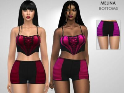 Melina Bottoms By Puresim Sims 4 CC