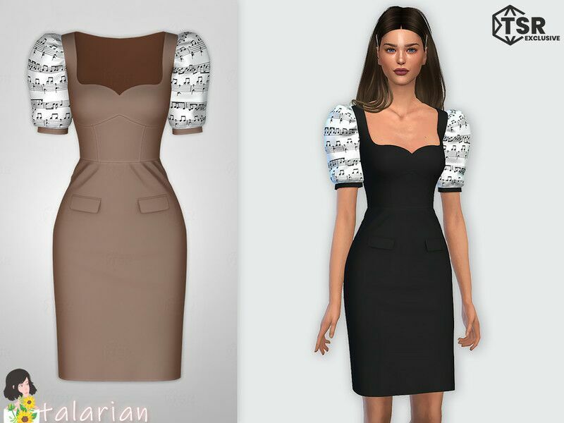 Melody Dress By Talarian Sims 4 CC