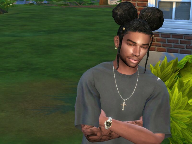 sims 4 cc men afro puffs revamped by drteekaycee 2